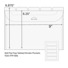 Load image into Gallery viewer, Storage Solutions: TOO-Flip Flap Tabbed Divider Pockets
