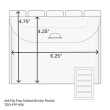 Load image into Gallery viewer, Storage Solutions: TOO-Flip Flap Tabbed Divider Pockets