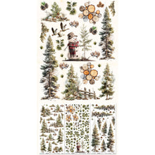 Load image into Gallery viewer, Embellishments: 49 And Market-Blendable Rub-On Transfer Set 6"X12"-Timber and Tweed