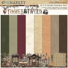 Load image into Gallery viewer, 12x12 Paper: 49 And Market-Solids Collection Pack 12"X12"-Timber & Tweed
