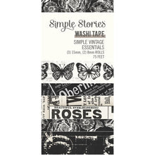 Load image into Gallery viewer, Embellishments: Simple Stories-Simple Vintage Essentials Washi Tape 5/Pkg