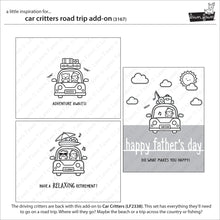 Load image into Gallery viewer, Stamps: Lawn Fawn-Car Critters Road Trip Add-On