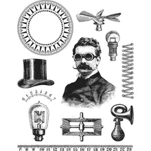 Load image into Gallery viewer, Stamps: Tim Holtz Cling Stamps-Stampers Anonymous -7"X8.5"-The Professor