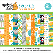 Load image into Gallery viewer, 6x6 Paper: Newton’s Nook-A Cat’s Life