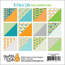 Load image into Gallery viewer, 6x6 Paper: Newton’s Nook-A Cat’s Life