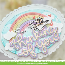 Load image into Gallery viewer, Dies: Lawn Fawn - stitched scalloped oval stackables