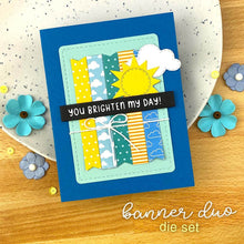 Load image into Gallery viewer, Dies: Newton’s Nook-Banner Duo Die Set