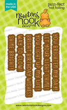 Load image into Gallery viewer, Hot Foil: Newton’s Nook-Bright Sentiments Hot Foil Plates