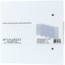 Load image into Gallery viewer, Scrapbooking: 49 And Market-Foundations Binder-White