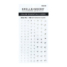 Load image into Gallery viewer, Embellishments: Spellbinders-Color Essentials Gems-Silver Mix