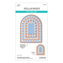 Load image into Gallery viewer, Dies: Spellbinders-COLOR BLOCK ACCENT ARCHES ETCHED DIES