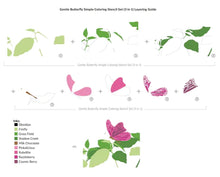 Load image into Gallery viewer, Stencils: Altenew-Gentle Butterfly Simple Coloring Stencil Set