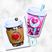 Load image into Gallery viewer, Dies: Trinity Stamps-Take-Out Coffee Cup Shaped Card Die Set