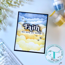 Load image into Gallery viewer, Stamps: Trinity Stamps-Simply Sentimental - Faith 4x8 Stamp Set