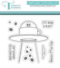Load image into Gallery viewer, Stamps: Trinity Stamps-Espresso-Terrestrial 3x3 Stamp Set