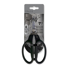 Load image into Gallery viewer, Crafting Tools: Tim Holtz Non-Stick Titanium Micro Serrated Scissors 7"