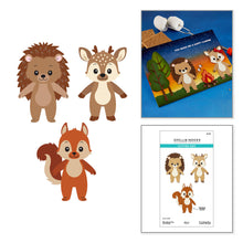 Load image into Gallery viewer, Dies: Spellbinders-WOODLAND TRIO ETCHED DIES BY ALLISON FRAZIER