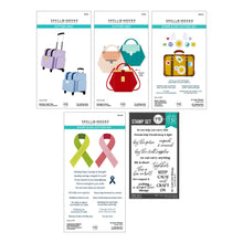 Load image into Gallery viewer, Stamp and Die Bundle: Spellbinders-We all Have Baggage Bundle + Class Kit