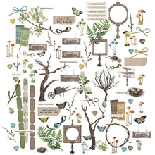 Load image into Gallery viewer, Embellishments: 49 and Market-Nature Study Laser Cut Outs-General Elements