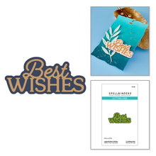 Load image into Gallery viewer, Dies: Spellbinders-LAYERED BEST WISHES ETCHED DIES