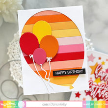 Load image into Gallery viewer, Dies: Waffle Flower Crafts-Balloon Ties Die