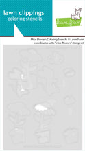 Load image into Gallery viewer, Coloring Stencils: Lawn Fawn-Mice Flowers