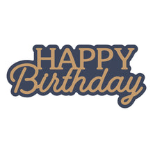 Load image into Gallery viewer, Dies: Spellbinders - Layered Happy Birthday Etched Dies