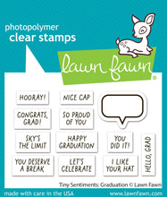 Load image into Gallery viewer, Stamps: Lawn Fawn-Tiny Sentiments: Graduation