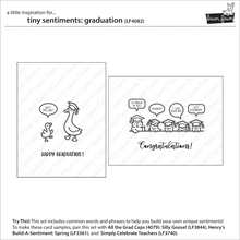 Load image into Gallery viewer, Stamps: Lawn Fawn-Tiny Sentiments: Graduation