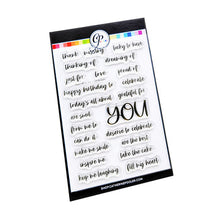 Load image into Gallery viewer, Stamps: Catherine Pooler Designs-From Me to You Sentiments