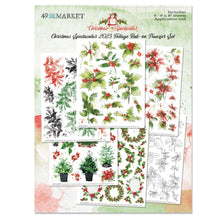 Load image into Gallery viewer, Embellishments: 49 And Market Rub-Ons 6"X8" 6/Sheets-Foliage, Christmas Spectacular 2023