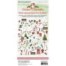 Load image into Gallery viewer, Embellishments: 49 And Market Laser Cut Outs-Elements, Christmas Spectacular 2023