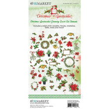Load image into Gallery viewer, Embellishments: 49 And Market Laser Cut Outs Greenery, Christmas Spectacular 2023