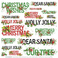 Load image into Gallery viewer, 49 And Market Rub-Ons 12"X12"-Sentiments, Christmas Spectacular 2023
