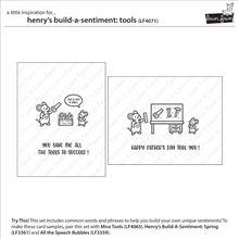 Load image into Gallery viewer, Stamps: Lawn Fawn-Henry's Build-a-sentiment: Tools