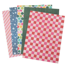 Load image into Gallery viewer, Specialty Paper: American Crafts Double-Sided Paper Pad Peppermint Kisses 6"X8" 36/Pkg