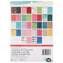 Load image into Gallery viewer, Specialty Paper: American Crafts Double-Sided Paper Pad Peppermint Kisses 6"X8" 36/Pkg