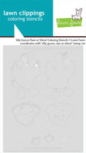 Load image into Gallery viewer, Stencils: Lawn Fawn-Silly Goose, Rain or Shine! coloring stencils