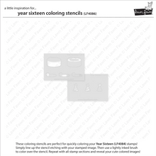Load image into Gallery viewer, Coloring Stencils: Lawn Fawn-Year Sixteen