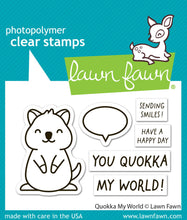 Load image into Gallery viewer, Stamps: Lawn Fawn-Quokka My World