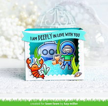 Load image into Gallery viewer, Dies: Lawn Fawn-Shadow Box Card Ocean Add-On