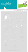 Load image into Gallery viewer, Stencils: Lawn Fawn-Hive Five Coloring Stencils