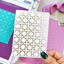 Load image into Gallery viewer, Hot Foil: Catherine Pooler Designs-Rattan Hot Foil Plate