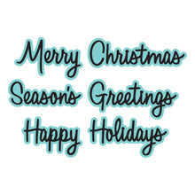 Load image into Gallery viewer, Dies: Spellbinders-Merry Greetings Etched Dies