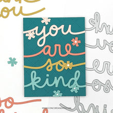 Load image into Gallery viewer, Dies: Concord & 9th-Thankful Scripty Sayings