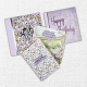 Load image into Gallery viewer, Embellishments: Paper Rose Studio-Petals & Pansies Layered Sentiments Embossed Die Cuts