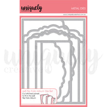 Load image into Gallery viewer, Dies: Uniquely Creative-6" X 8" FLIP FOLIO ALBUM DIE SET