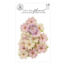 Load image into Gallery viewer, Embellishments: Prima Marketing-Mulberry Paper Flowers-Seasonal Cheer - Christmas Market
