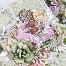 Load image into Gallery viewer, Embellishments: Prima Marketing-Mulberry Paper Flowers-Seasonal Cheer - Christmas Market