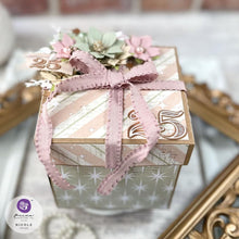 Load image into Gallery viewer, Embellishments: Prima Marketing-Mulberry Paper Flowers-Enchanting Morning - Christmas Market